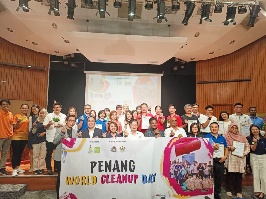 (大北马)逾百志工在槟5地点捡了374.3公斤垃圾 为环保尽一分力