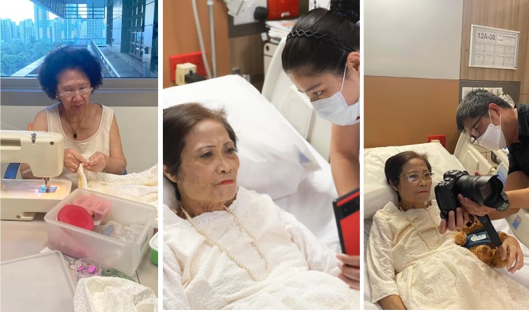 (已签发)全国:暖势力:癌末妇盼穿漂亮裙子拍遗照 狮城慈善组织为她圆梦