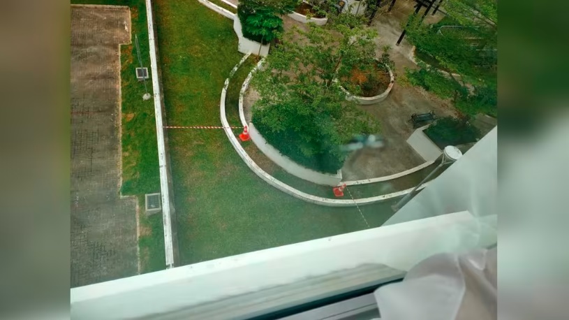 (已签发)柔:狮城二三事:大锁头“从天而降”砸裂玻璃窗 居民申诉邻居多个无理行径