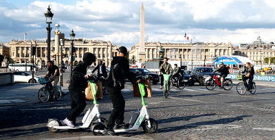 Rented electric scooters vanish from Paris streets