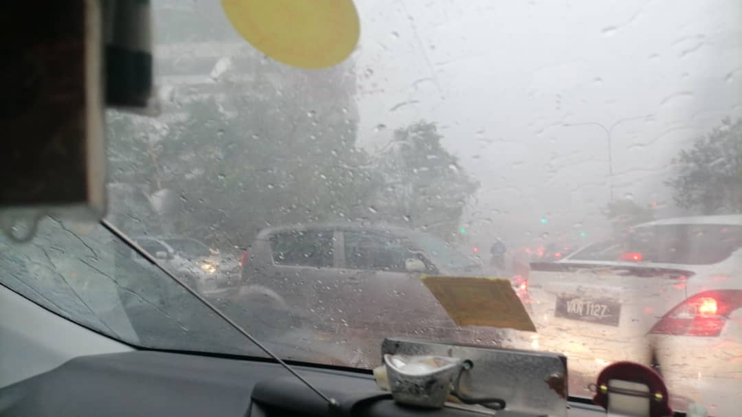 mz04-大都会/甲洞泗岩沫豪雨导致树倒屋顶飞／多图