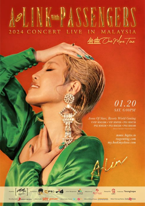 A-Lin明年1.20云顶开唱 VVIP门票享粉丝福利