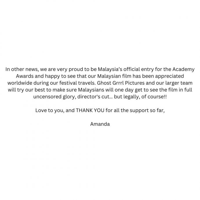 《虎纹少女》大马版遭删减 余修善发声明：很遗憾