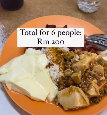 一家6人吃普通杂饭RM200 女子吓到:“最小的鱼RM40”