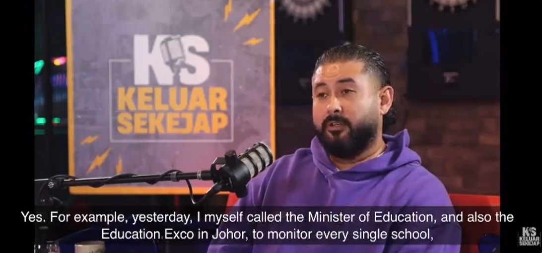  促监督学校允学生持玩具枪  柔王储：你们到底想传达什么？