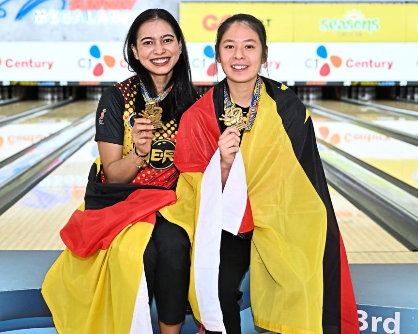 全国与州际保龄球赛| 女子双人赛 林秀玉联手妮罗莎摘金