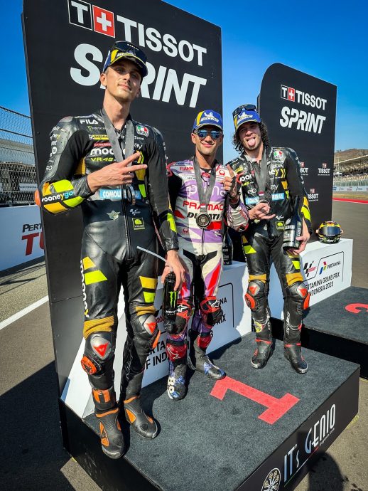 印尼站世界摩托车大赛| 连续4站称霸冲刺赛  佐治马丁正式居首