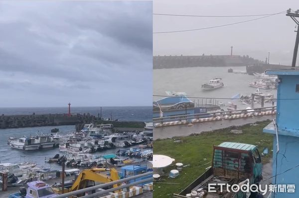 小犬狂风打破126年纪录!兰屿开元港7成渔船沉没