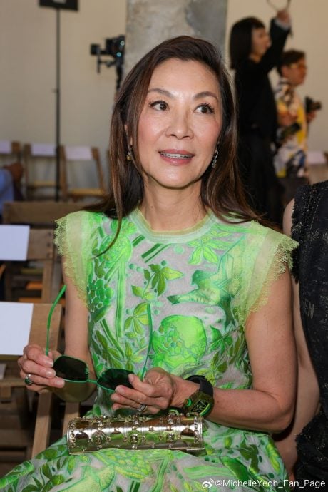 巴黎时装周|杨紫琼热聊童瑶 蔡卓宜同场没同框