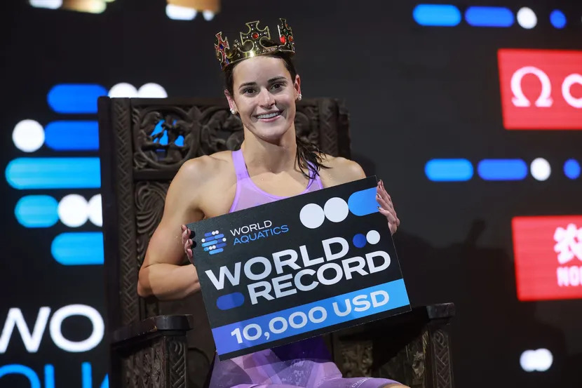 布达佩斯世界杯游泳赛| 拥3项世界纪录女泳手 麦基翁成历史第一人