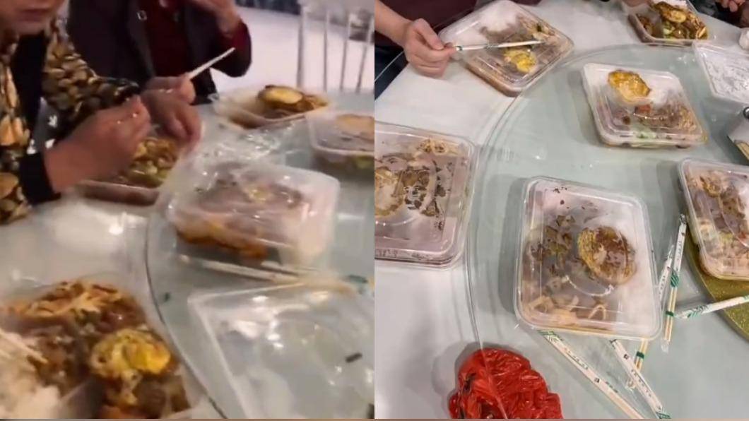 拼盘∕ 婚宴酒席惊见1人1份饭盒宾客傻眼 网酸：百年好盒