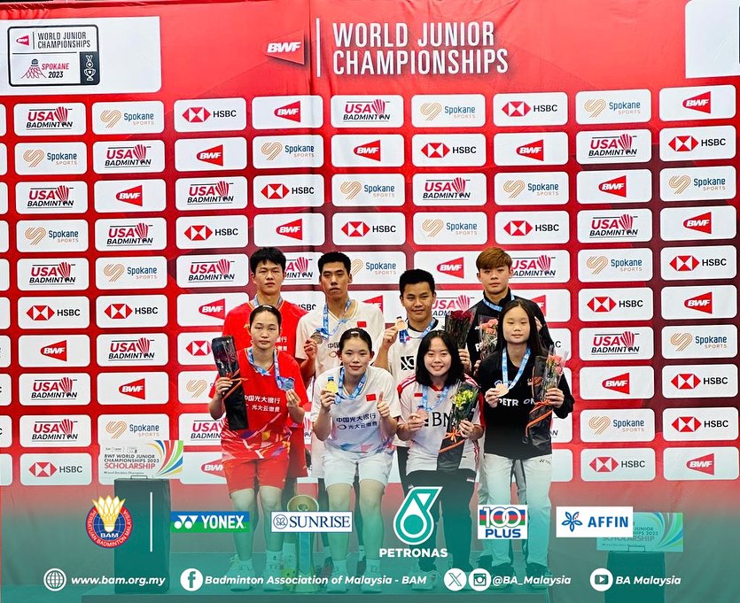 斯波坎羽球世青赛|阿尔维称王碧查梦封后 中国3金2银2铜当霸主