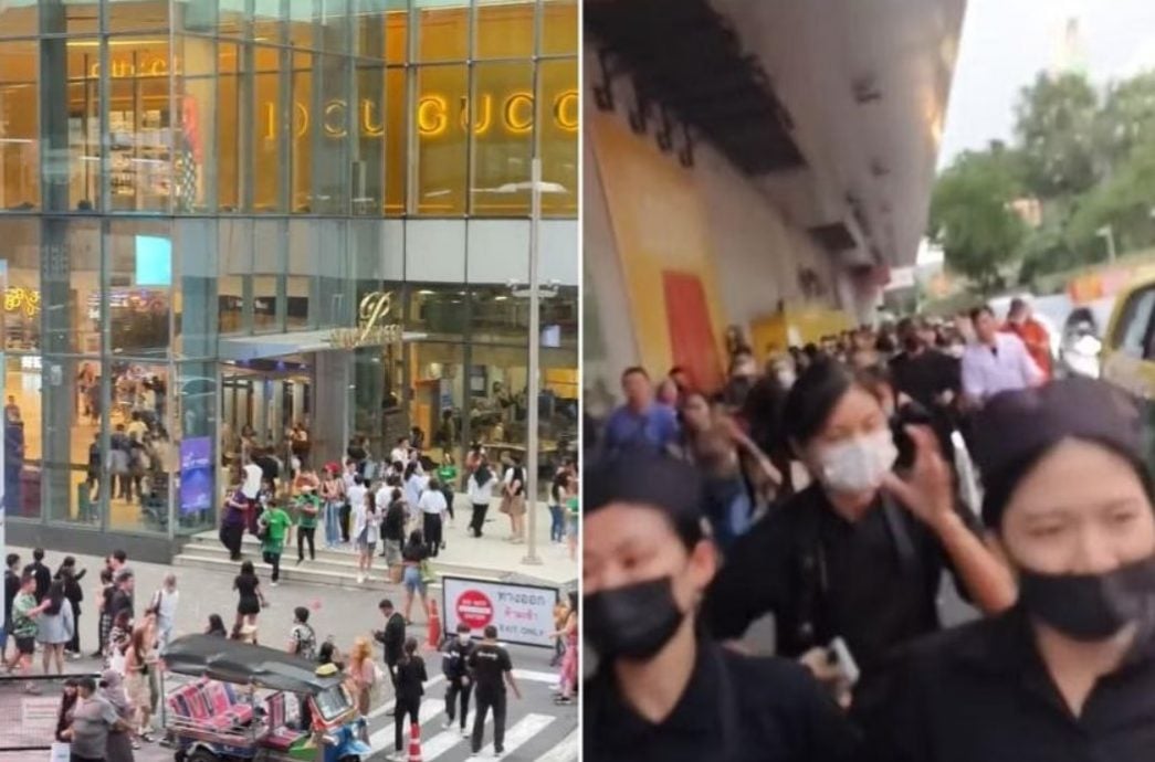 曼谷暹罗百丽宫传枪击案 人群受惊逃窜