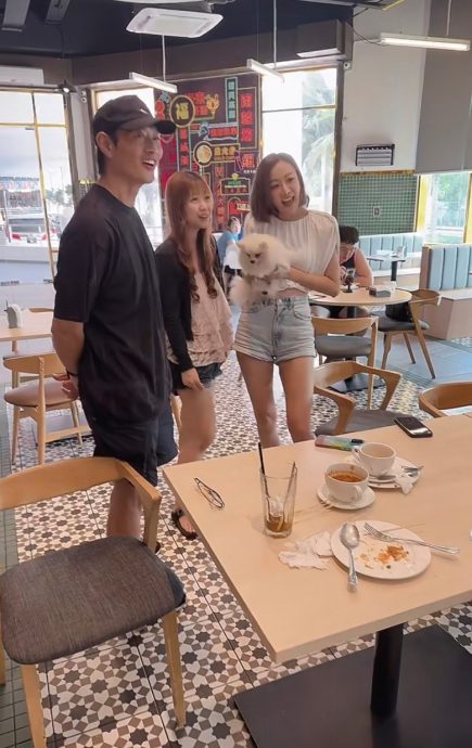 朱智贤巴生合体黄德斌 纤腰美腿全都露