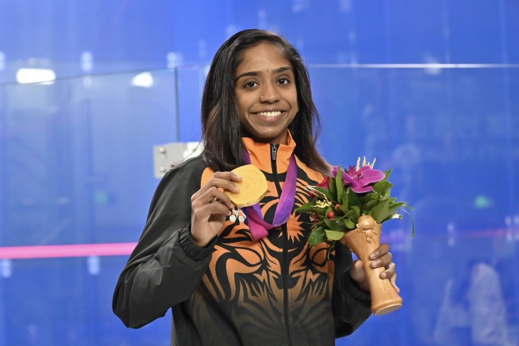 杭州亚运会壁球赛|恩佑茜娃称王封后 大马3金成大赢家