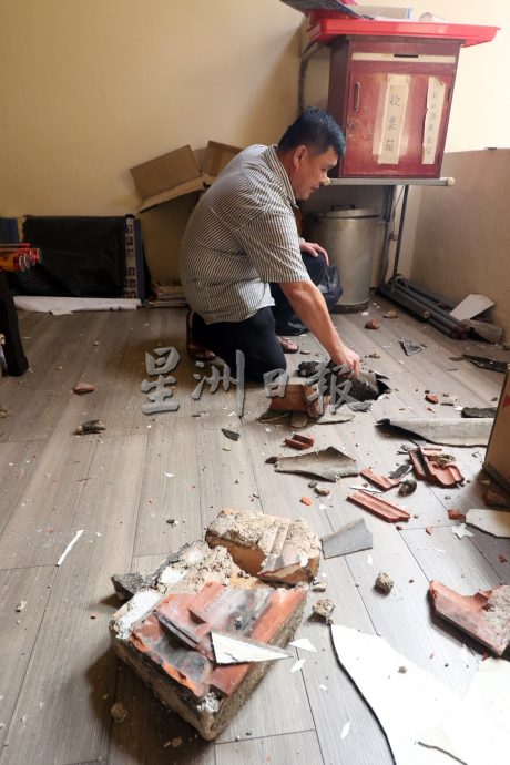 柔：新闻：遭暴雨袭击后已善后  陈旭年街恢复热闹