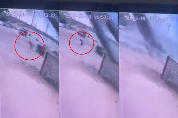 死亡4秒钟！高架桥突倒塌　车夫弃车狂奔瞬间被压扁