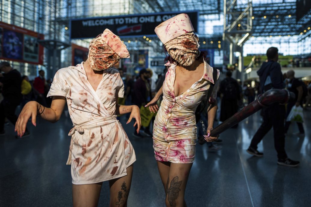 纽约漫画展|神还原《寂静岭》恐怖护士 看那些可爱迷人的反派角色