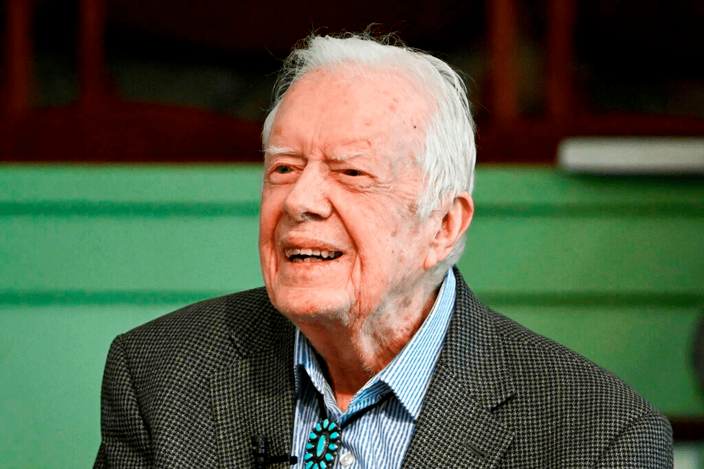 美国白宫庆祝前总统卡特99岁生日