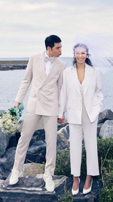 萧敬腾官宣注册了 曝光甜蜜婚纱照