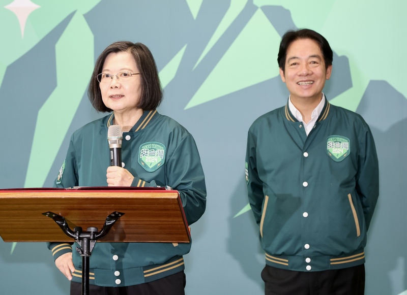 蔡英文:赖清德最适合带领台湾前进