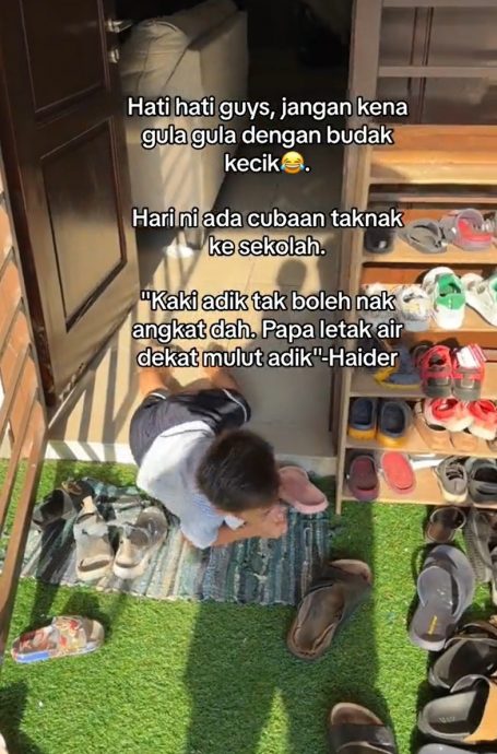 视频|儿子戏精上身只为逃学 耐心奶爸:我不会上当