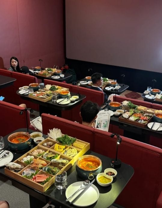 视频|RM123电影院吃火锅 网:爆米花没市场了