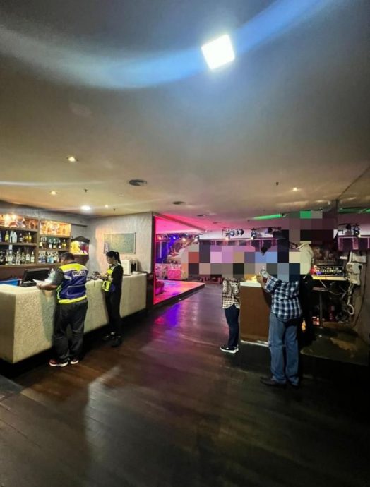 金马警方取缔夜店