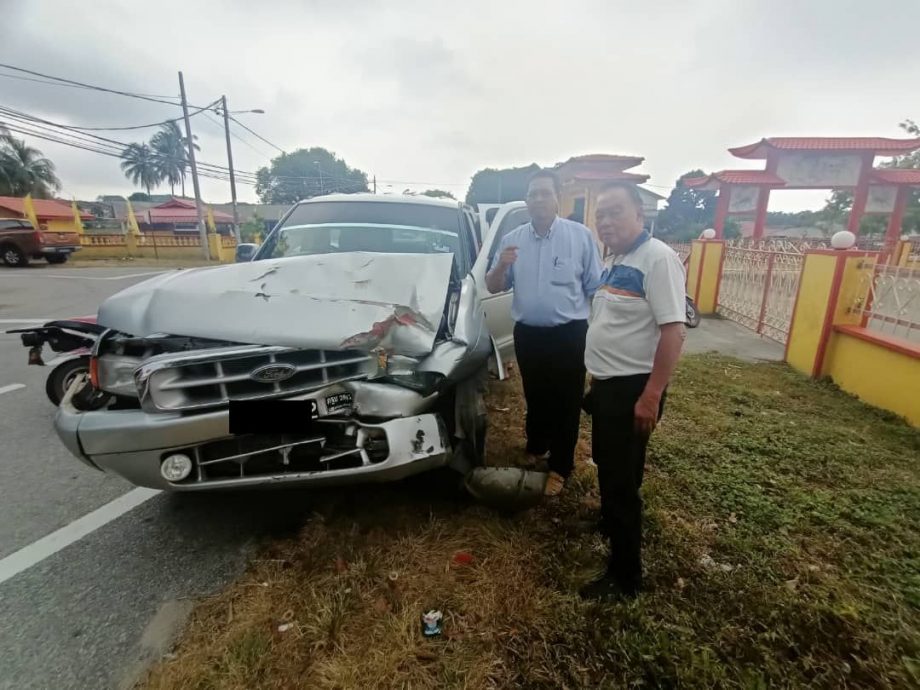 (古城第五版主文)巴也明光新村牌楼路口4天3车祸 州议员建议加强安全措施