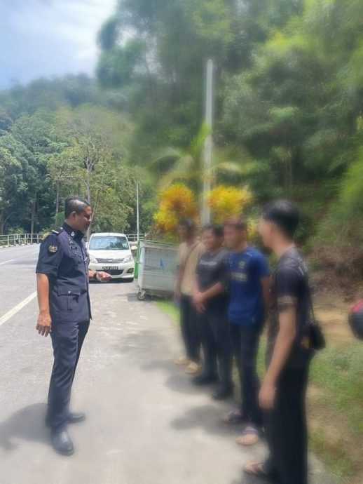 (大北马)4友人结伴到斯里柏利其瀑布区被警方警告