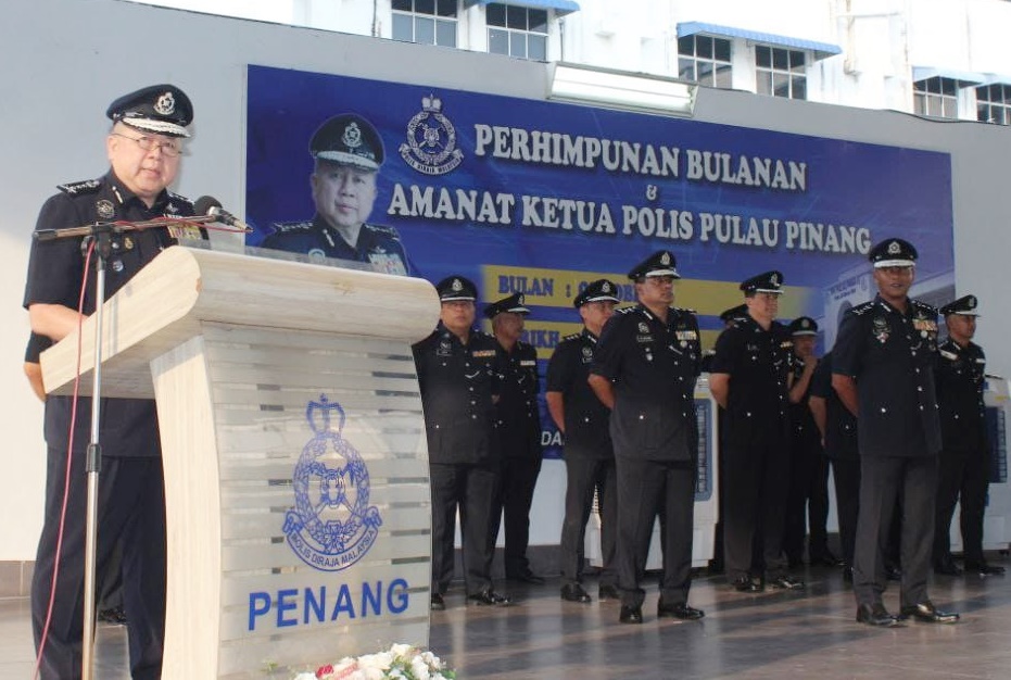 (大北马)拒向犯罪涉毒受贿警察妥协,槟总警长:提控前先停职调查