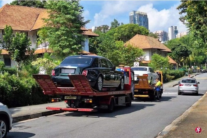 (已签发)全国:狮城洗钱案|重回王水明私宅调查 警拖2豪车搬多箱证物