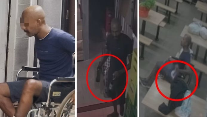 (已签发)柔:狮城二三事:疑行动不便光头汉3次来偷东西 咖啡店报警