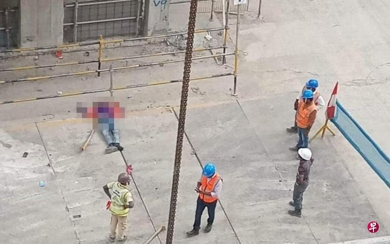 (已签发)柔:狮城二三事:组屋工地意外 29岁工人疑8楼坠亡