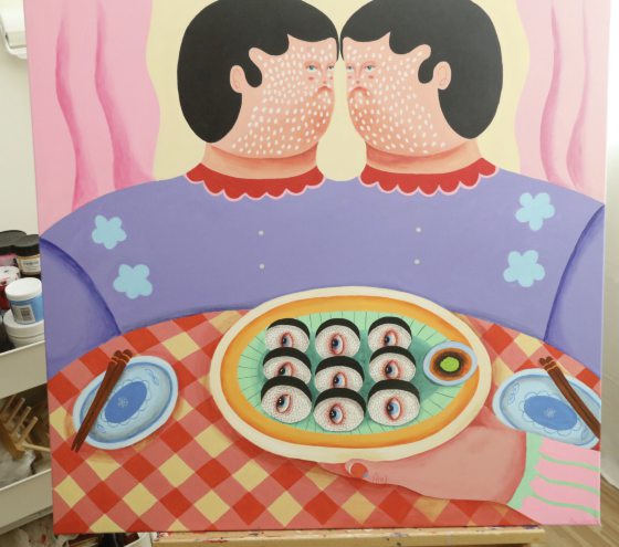 d'peculiar 主打浮夸怪诞微惊悚风格