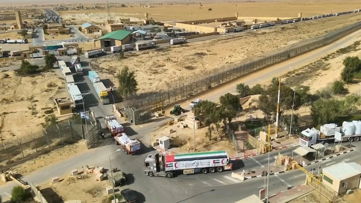 以巴冲突以来最大批人道救援运往加沙　UNICEF成员：民众恐惧绝望