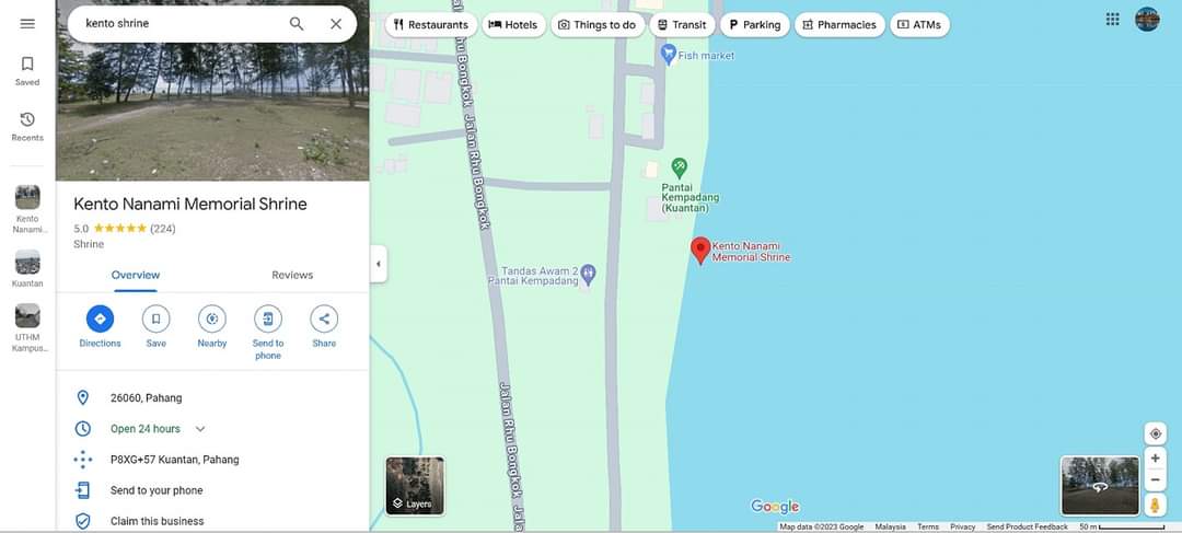 全国:动画《咒术回战》让关丹爆红,海难未见粉丝“朝圣”人潮。