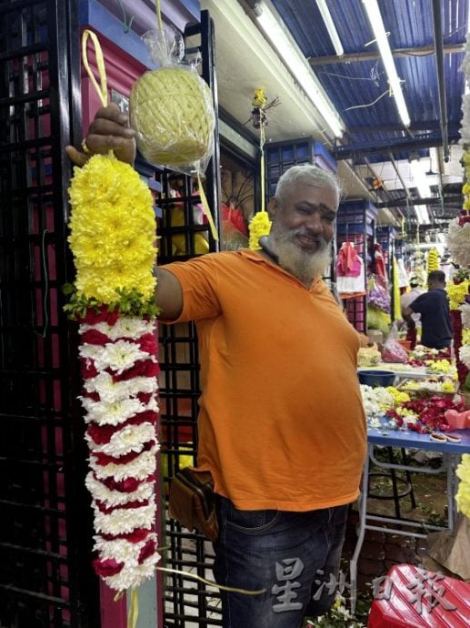 印度人大小节日都少不了它——印度花环（Bunga Malai）