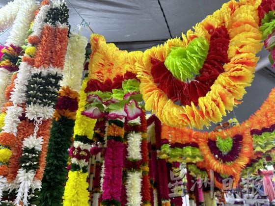 印度人大小节日都少不了它——印度花环（Bunga Malai）