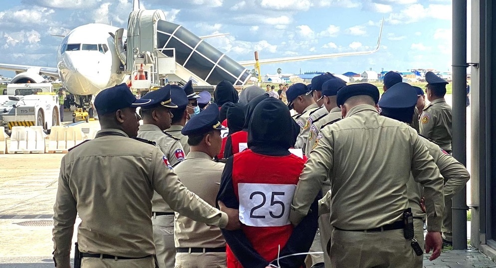 在柬埔寨搞诈骗 25日本人遣送回国