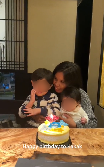 暖势力：为家庭女佣庆祝生日