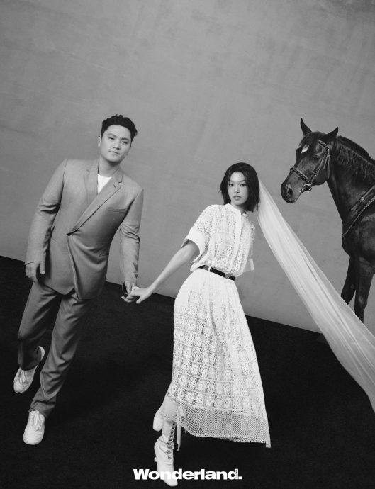 张艾嘉独子周六香港大婚 超模新娘酷戴黑色头纱