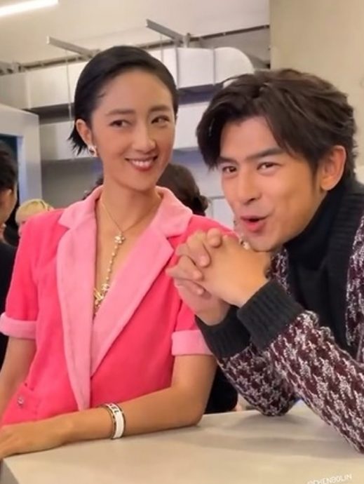 桂纶镁陈柏霖惊喜同框 网掀回忆杀赞盛世美颜