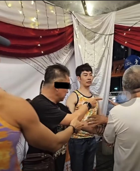 泰国猛男说中文“慢慢来”当和事佬 劝架王雷儿及网红获网赞