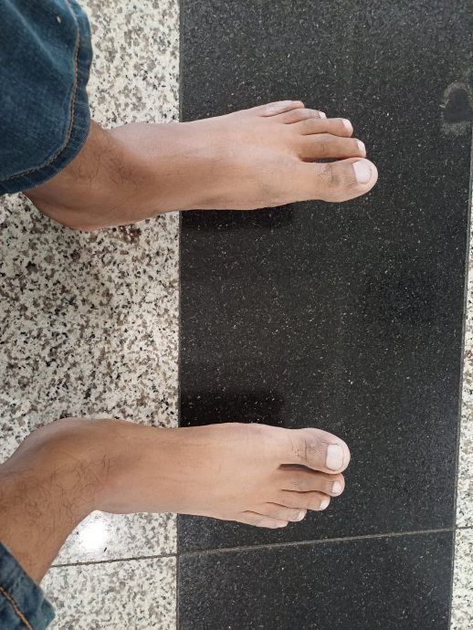 男子花8天170小时 从白沙罗步行到马六甲