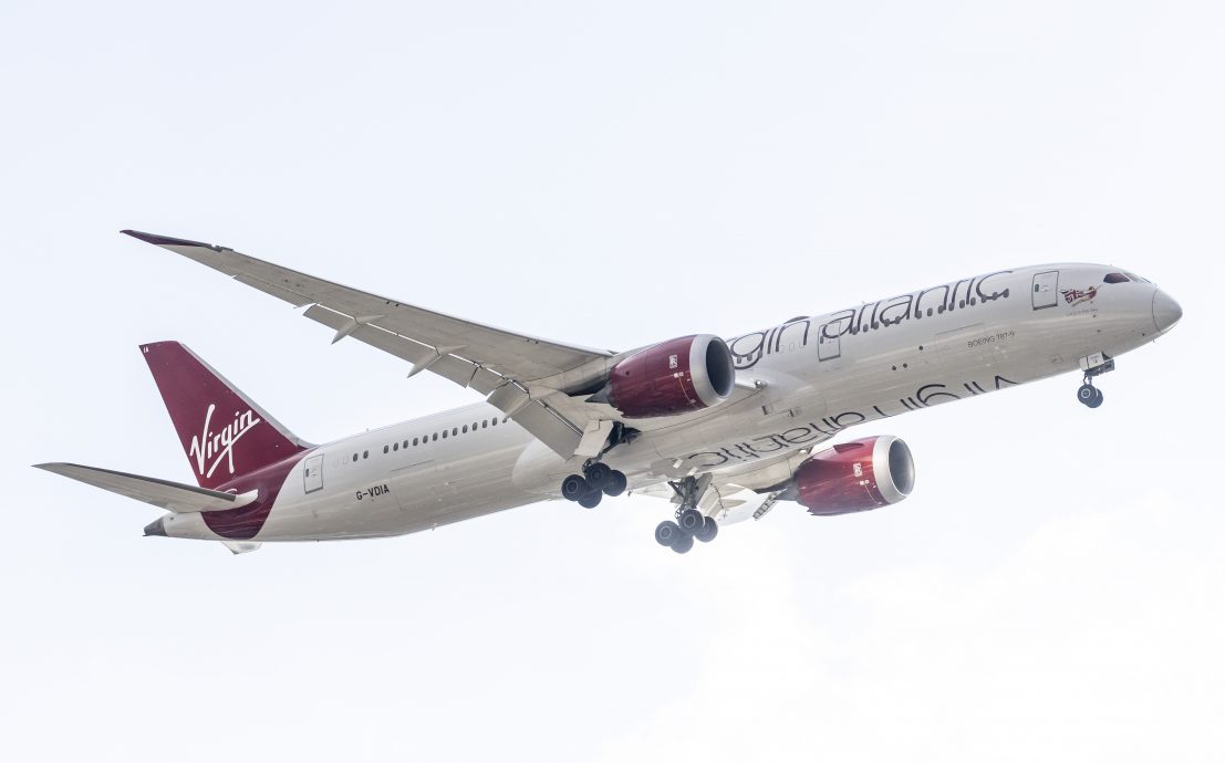 维珍航空100%绿色燃料客机成功首跨大西洋