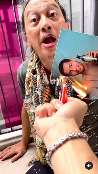 视频 | 被Diva AA烧照片“做法” 网红企业家:等我律师信!