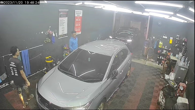 视频 | 陌生人假扮车主朋友 洗车店上演2分钟偷车!