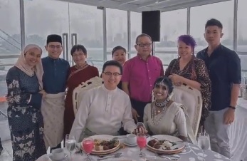 视频|跨族婚宴好温馨!华印新人办马来传统婚宴