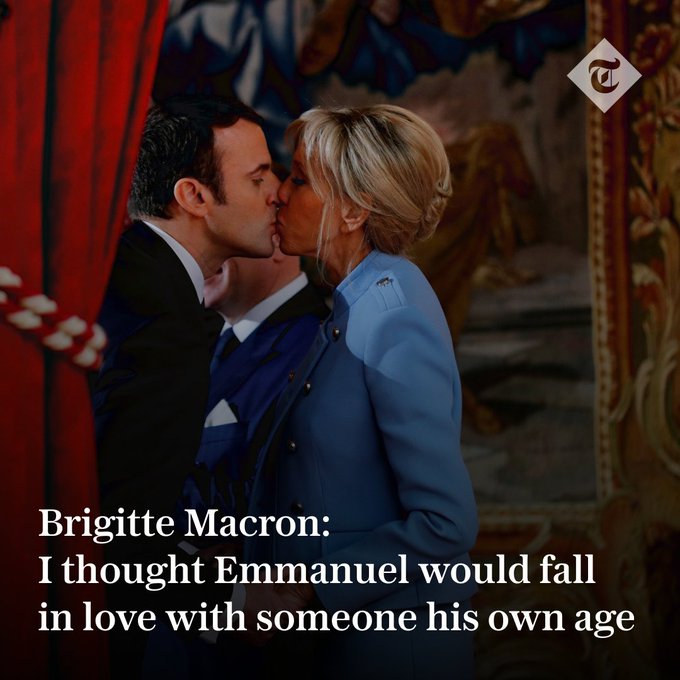谈与马克龙差25岁母子恋血泪 法第一夫人自曝“等10年”